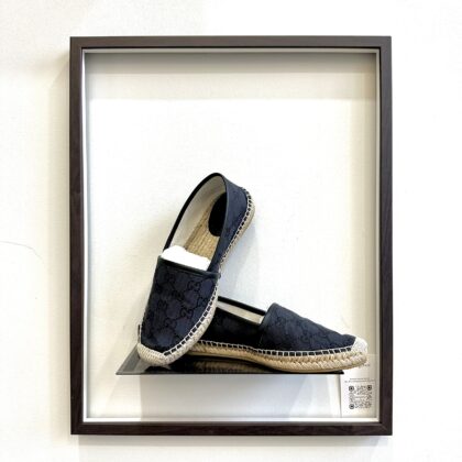 Gucci Espadrilles Canvas Monogram Size 35