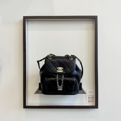 Chanel Small Duma Black Lambskin LGHW