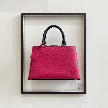 LV Kleber 2way Pink/Black Epi Leather Shoulder Bag SHW
