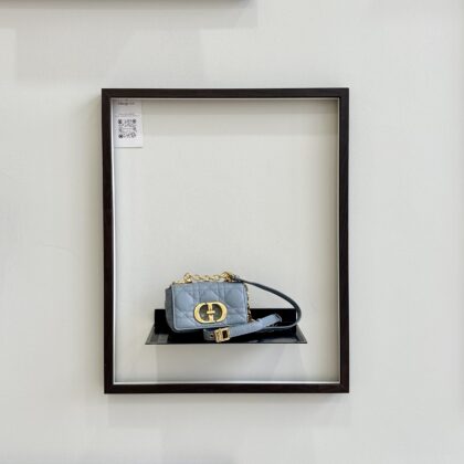 Dior Micro Caro Cloud Blue Calfskin GHW