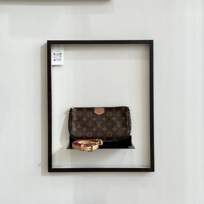 LV Pochette Monogram with Strap [SET] GHW