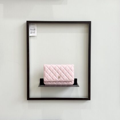 Chanel CC WOC Pink Caviar LGHW