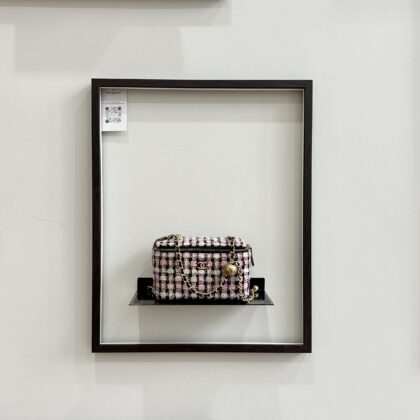 Chanel Pearl Crush Vanity Multicolor/Pink Tweed GHW