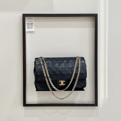Chanel Pre-hologram Vintage Flap Black Lambskin 24K GHW