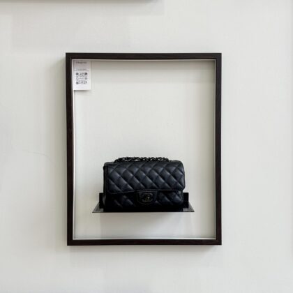 Chanel Mini Rectangular So Black Calfskin