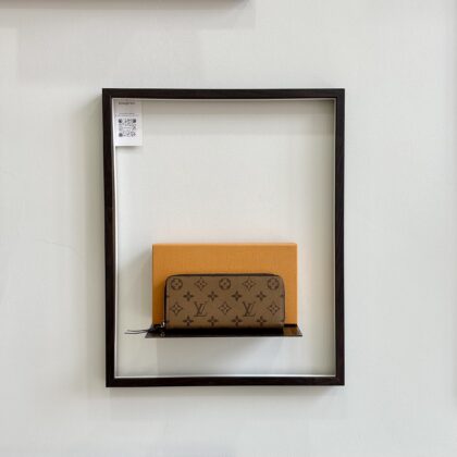 LV Long Clemence Wallet Reverse Monogram GHW