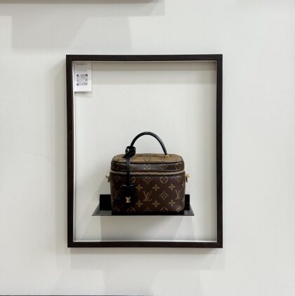 LV Top Handle Vanity Reverse Monogram GHW