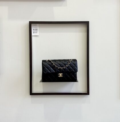 Chanel Small CF Black Lambskin GHW