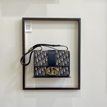 Dior Montaigne 30 Oblique Jacquard GHW