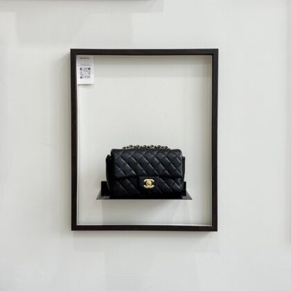 Chanel Mini Rectangular Black Caviar GHW