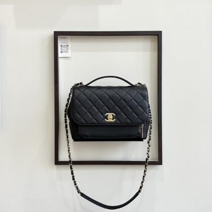 Chanel Large Business Affinity Black Caviar GHW