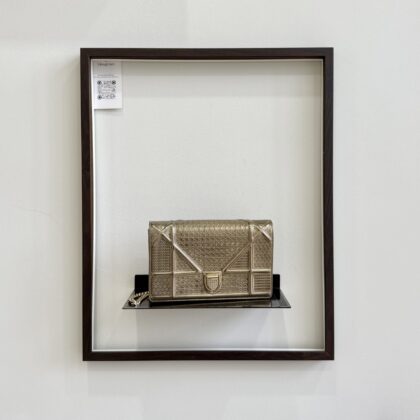 Dior Diorama WOC Gold Patent Leather GHW