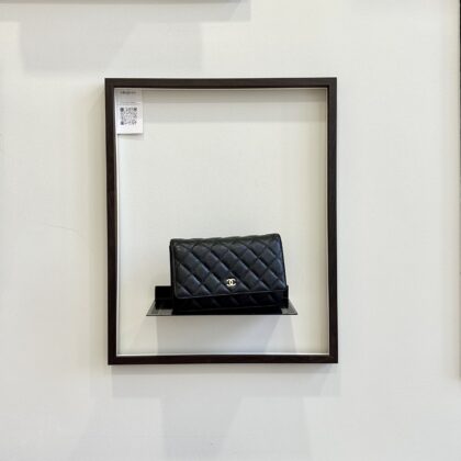 Chanel Classic WOC Black Caviar GHW
