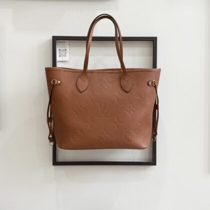 LV Neverfull MM Brown Empriente Leather GHW