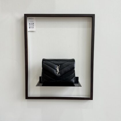 YSL Toy LouLou Black Calfskin SHW