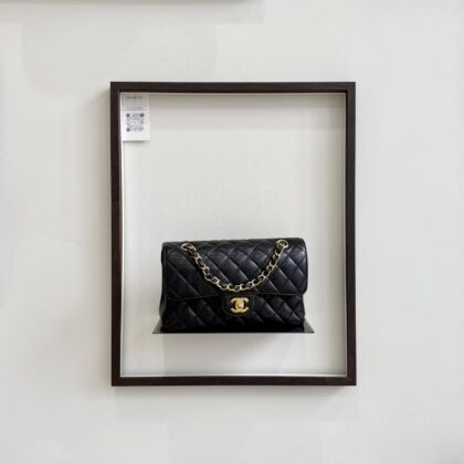 Chanel Small CF Black Caviar GHW