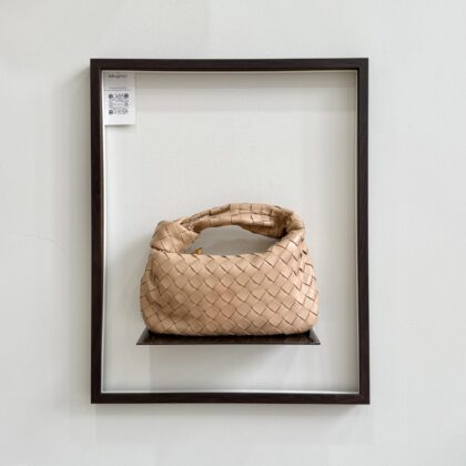 BV Mini Jodie Milk Tea Intrecciato GHW