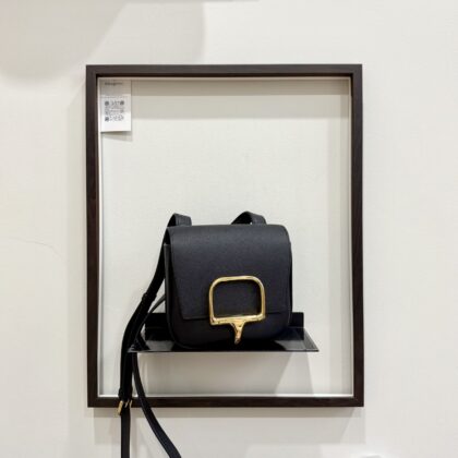 Hermes Della Cavelleria Noir Epsom GHW