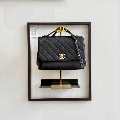 Chanel Large Business Affinity 27cm Black Caviar GHW