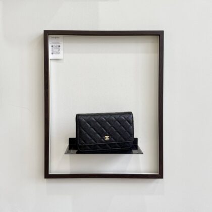 Chanel Classic WOC Black Caviar GHW