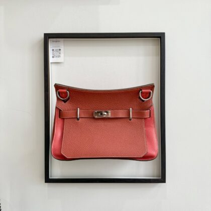 Hermes Jpysiere 31 Coral/ Rose Clemence PHW