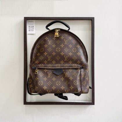 LV Palm Spring MM Monogram Backpack GHW