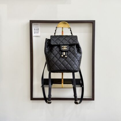 Chanel Small Urban Spirit Black Caviar LGHW