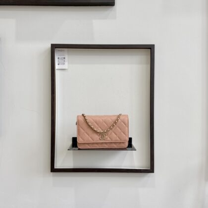 Chanel 23P Classic WOC Dark Beige Caviar LGHW