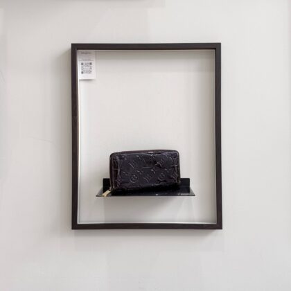 LV Vernis Zippy Wallet Amarante Patent GHW