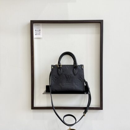 LV Mini On The Go Black Empreinte GHW