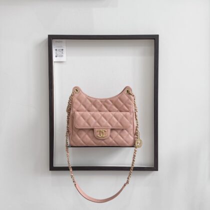 Chanel 23P Small Hobo Beige Caviar GHW