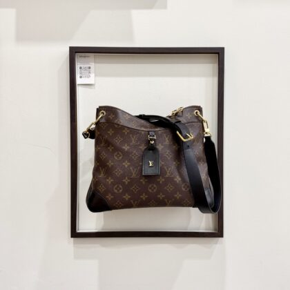 LV Odeon MM Monogram/Black Leather GHW