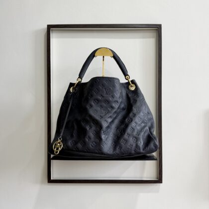 LV Artsy MM Navy Empreinte Leather GHW