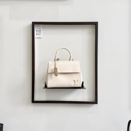 LV Mini Cluny Beige Epi Leather SHW with Canvas Strap