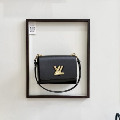 LV Twist MM Epi Black Leather GHW (Missing short strap)