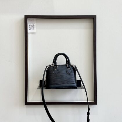 LV Nano Alma Black Epi Leather SHW