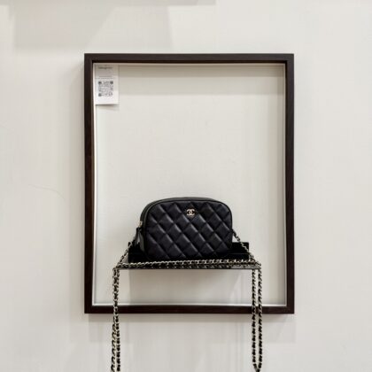 Chanel 21A Camera Bag/Case Black Caviar GHW