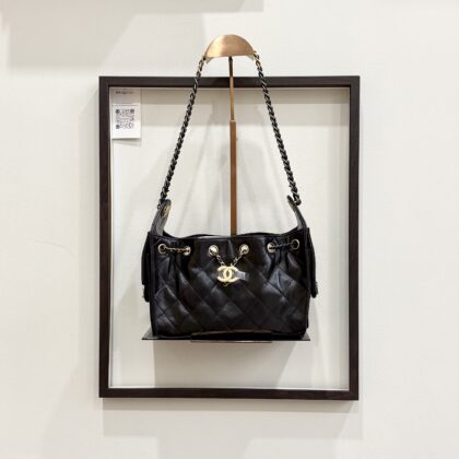 Chanel 25 Mini Black Calfskin GHW