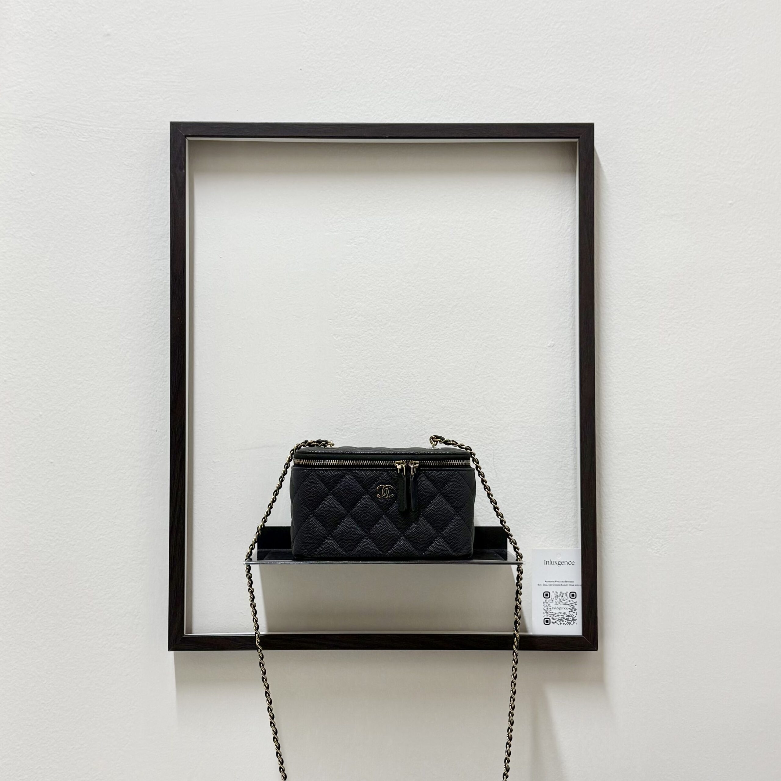 Chanel Vanity Case Black Caviar GHW