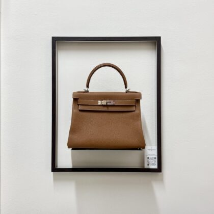 Hermes Kelly 28 Gold Togo PHW