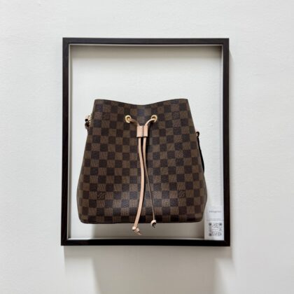 LV Neo Noe MM Damier Ebene (Pink) GHW
