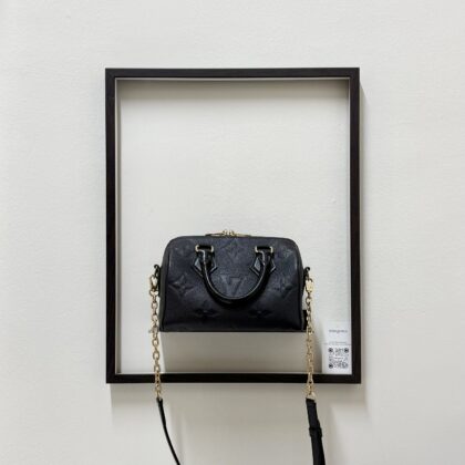 LV Speedy 20 Black Empreinte Leather GHW