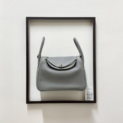 Hermes Lindy 26 Gris Mouette Clemence PHW