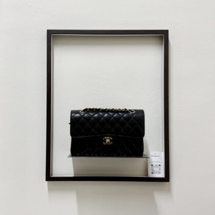 Chanel Small CF Black Caviar GHW
